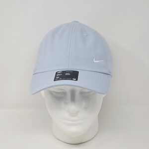 Nike Club Unstructured Swoosh Hat StrapBack Light Blue Adult Size M/L FZ5698-440